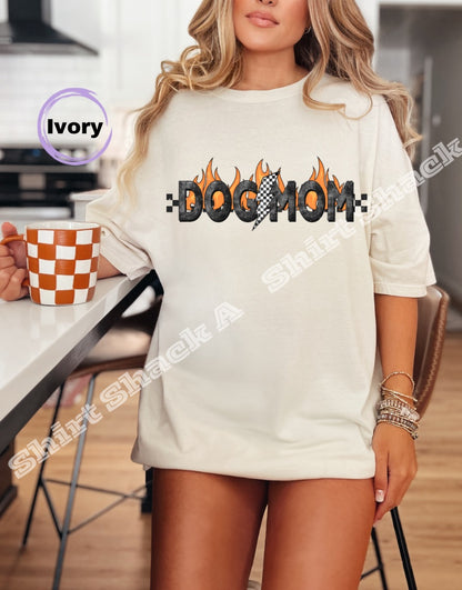 Dog Mom Flames