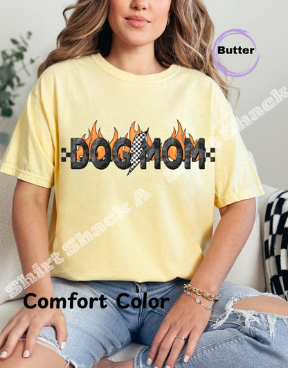 Dog Mom Flames