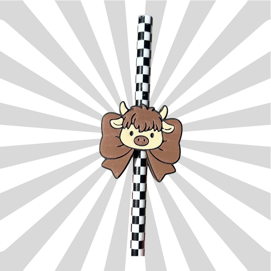 Highland cow bow