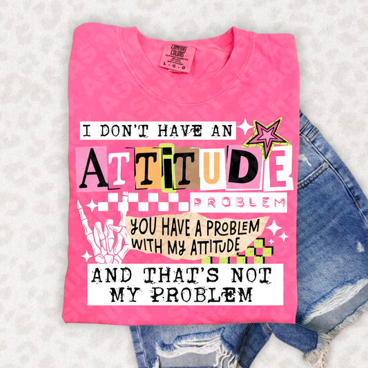 50E  I don’t have an attitude problem.