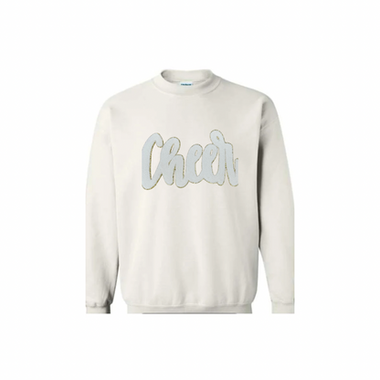 Cheer, White Chenille Patch