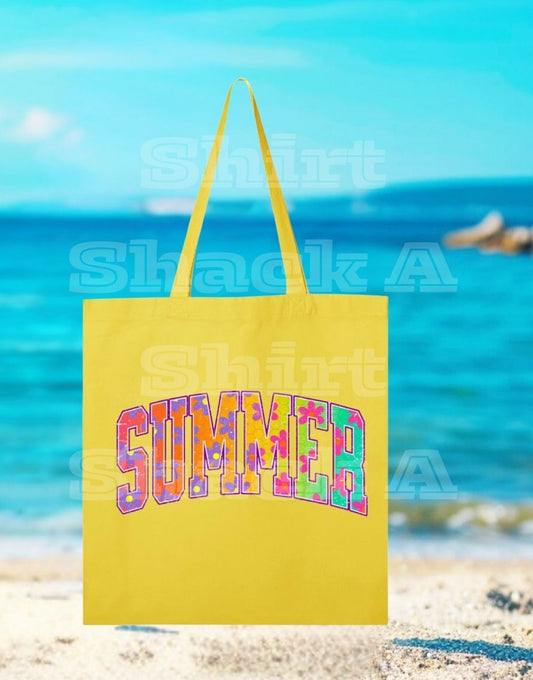 Summer Flower, Small Tote Bag