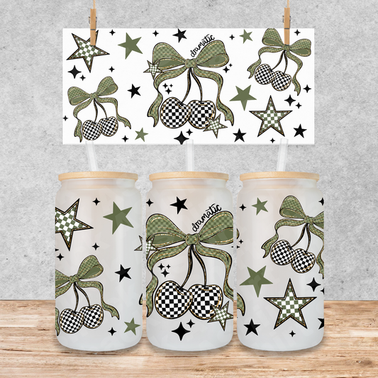 194  dramatic green cherries