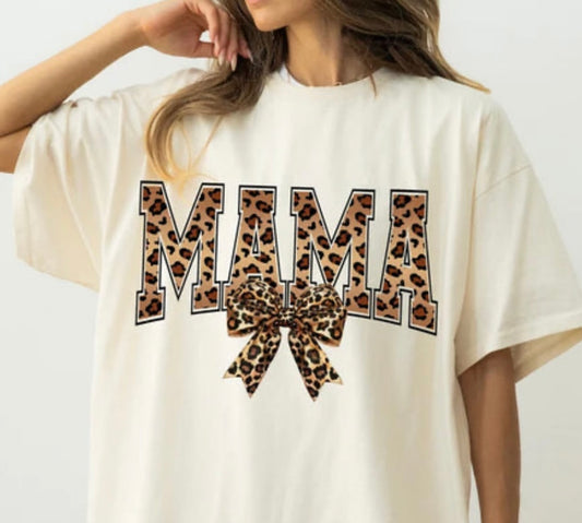 Mama, Leopard, Real Glitter