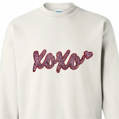 XOXO, Pink Sequin Patch