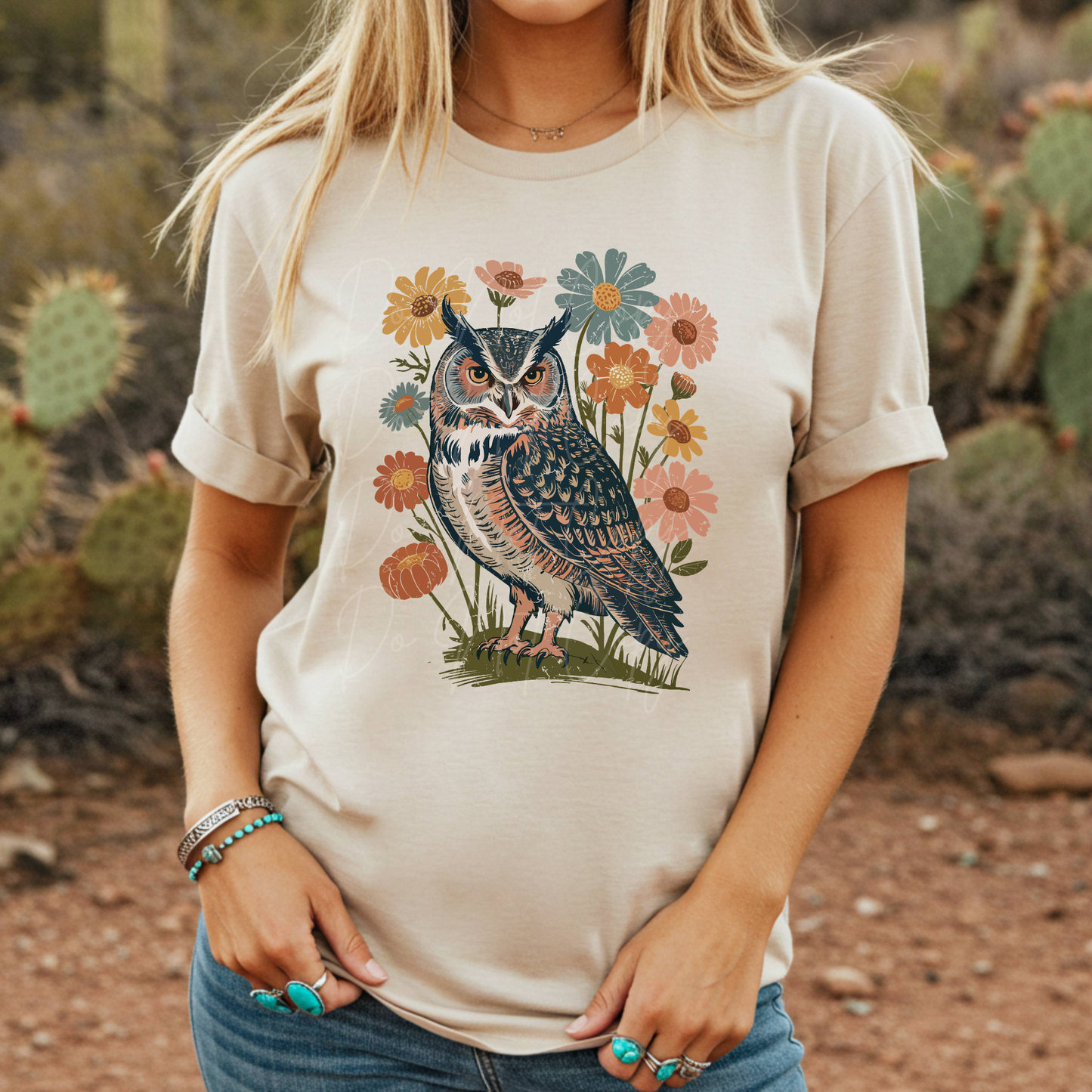 48 floral owl