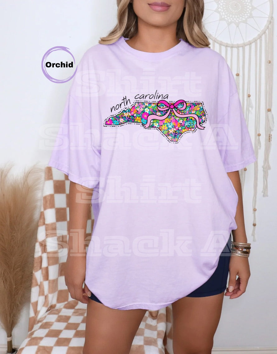 Purple Floral States