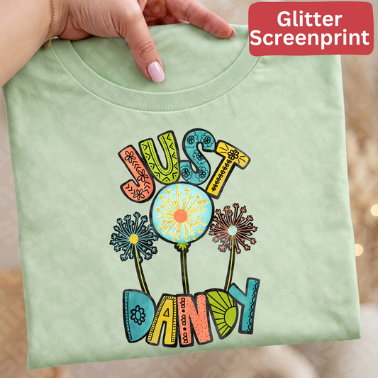 26E just dandy  (Glitter SCREENPRINT)