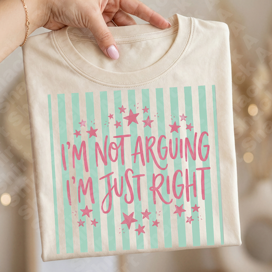 15E I’m not arguing I’m just right