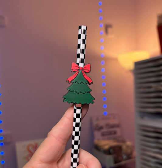 Tree with Red Bow