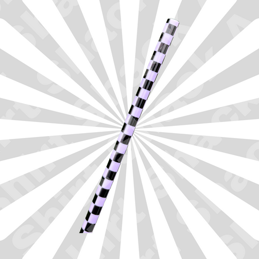 Purple and Black Checkered