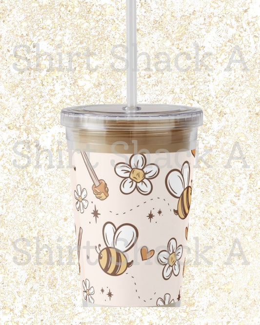 Bee, Small Coffee Koozie