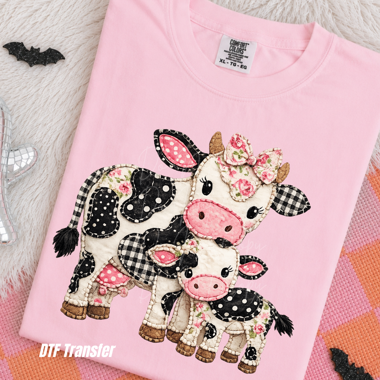 Floral Quilted Cows