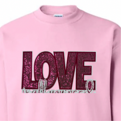 Love Is All You Need, Sequin Patch