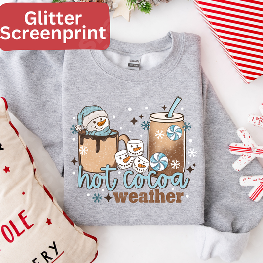34 hot cocoa weather (Glitter)