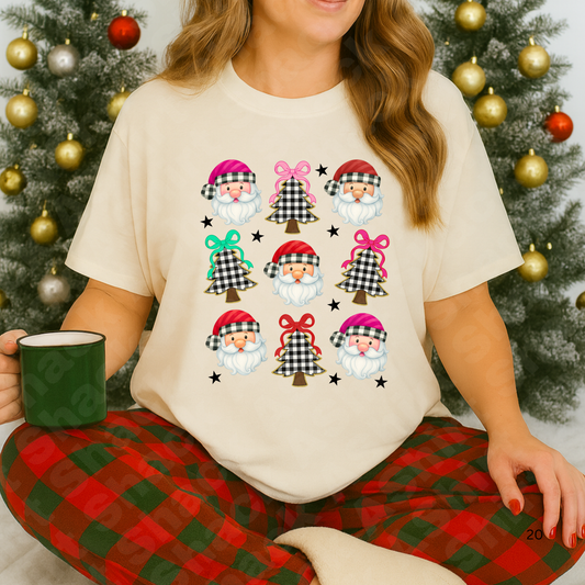 10G Checkered Santa Coquette