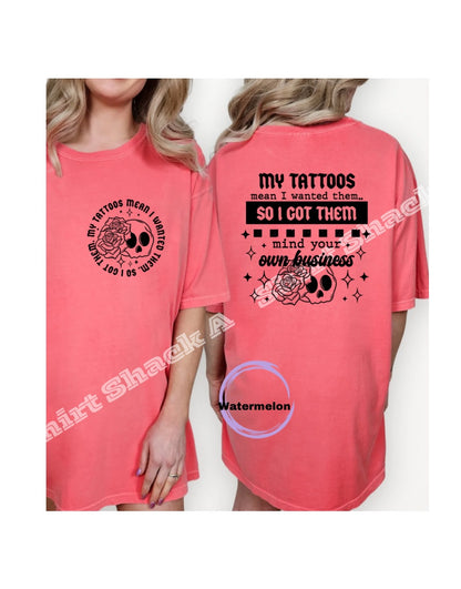 My Tattoos, My Business
