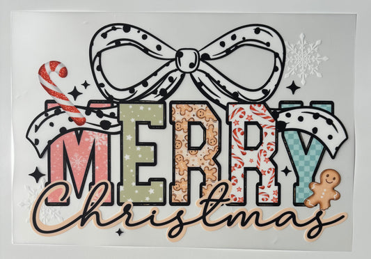 158 Merry Christmas Pastel