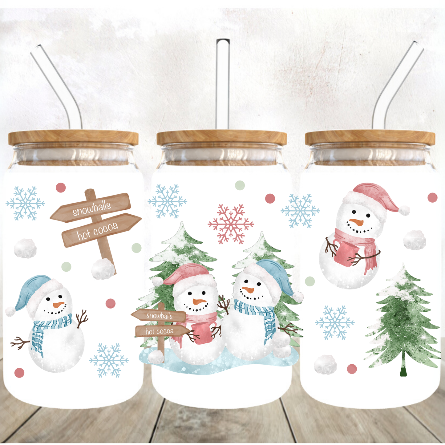 11.14 Cup Wrap #4 Snowman Fun