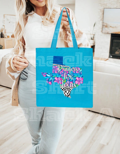 Texas Strong, Floral—Small Tote Bag