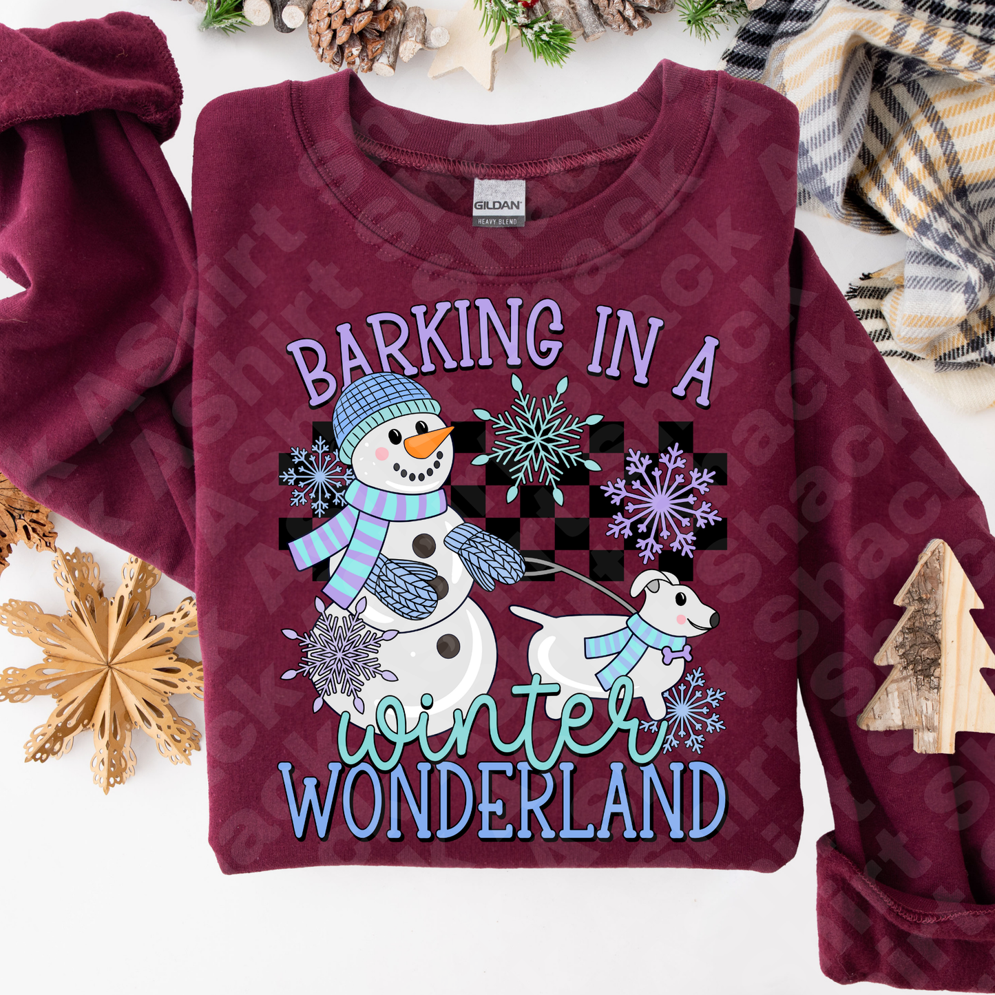 68 barking in a winter wonderland