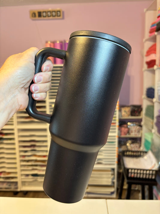 BLANK 40oz-Black Flip Lid