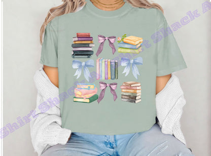 Books and Bows Collage
