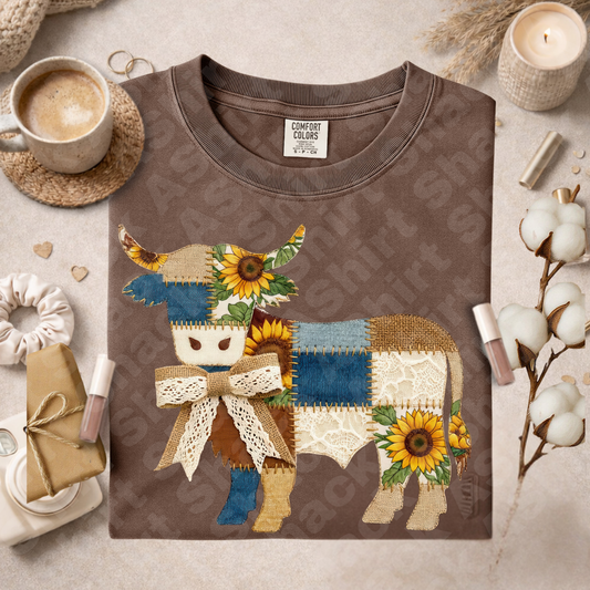48C patchwork highland cow
