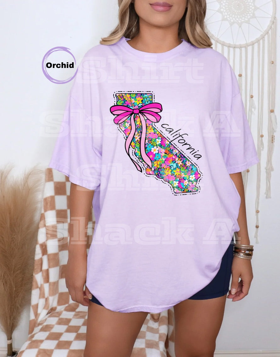 Purple Floral States