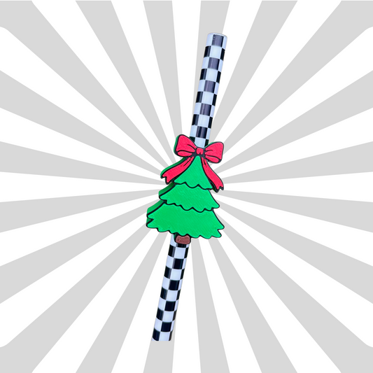 Christmas Tree w/ Red Bow