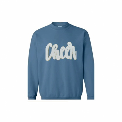 Cheer, White Chenille Patch