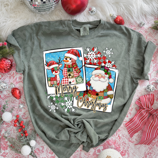 23D merry Christmas Polaroids ￼