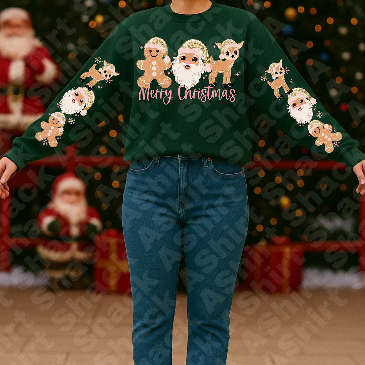 26B Merry Christmas with sleeves￼