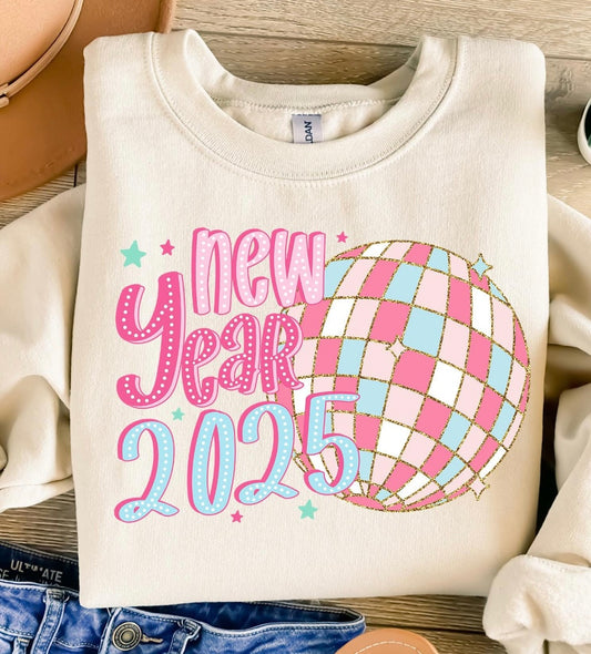 New Year 2025 Disco Ball