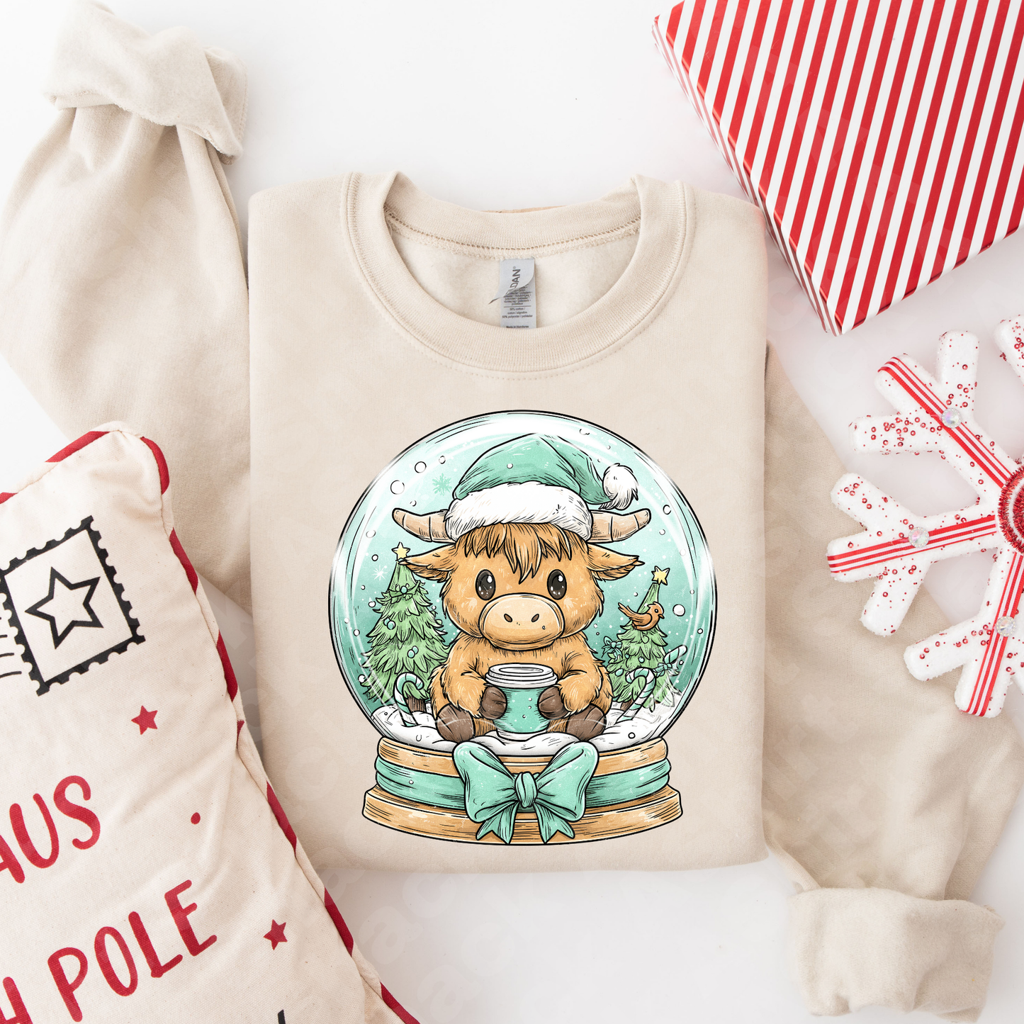 53 highland cow snow globe