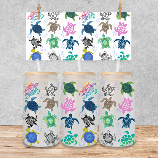 13 sea turtles