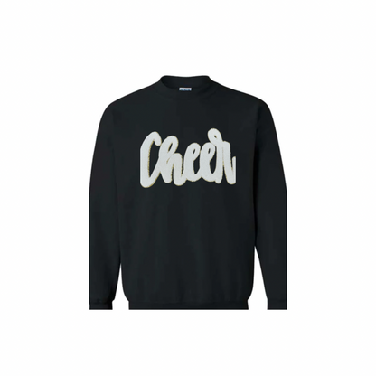 Cheer, White Chenille Patch