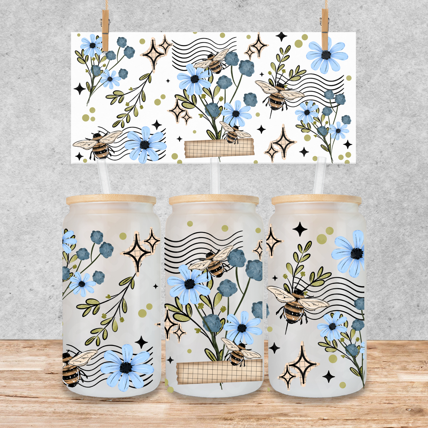 129 Blue flowers