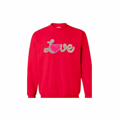 Love, Pink Heart, Sequin