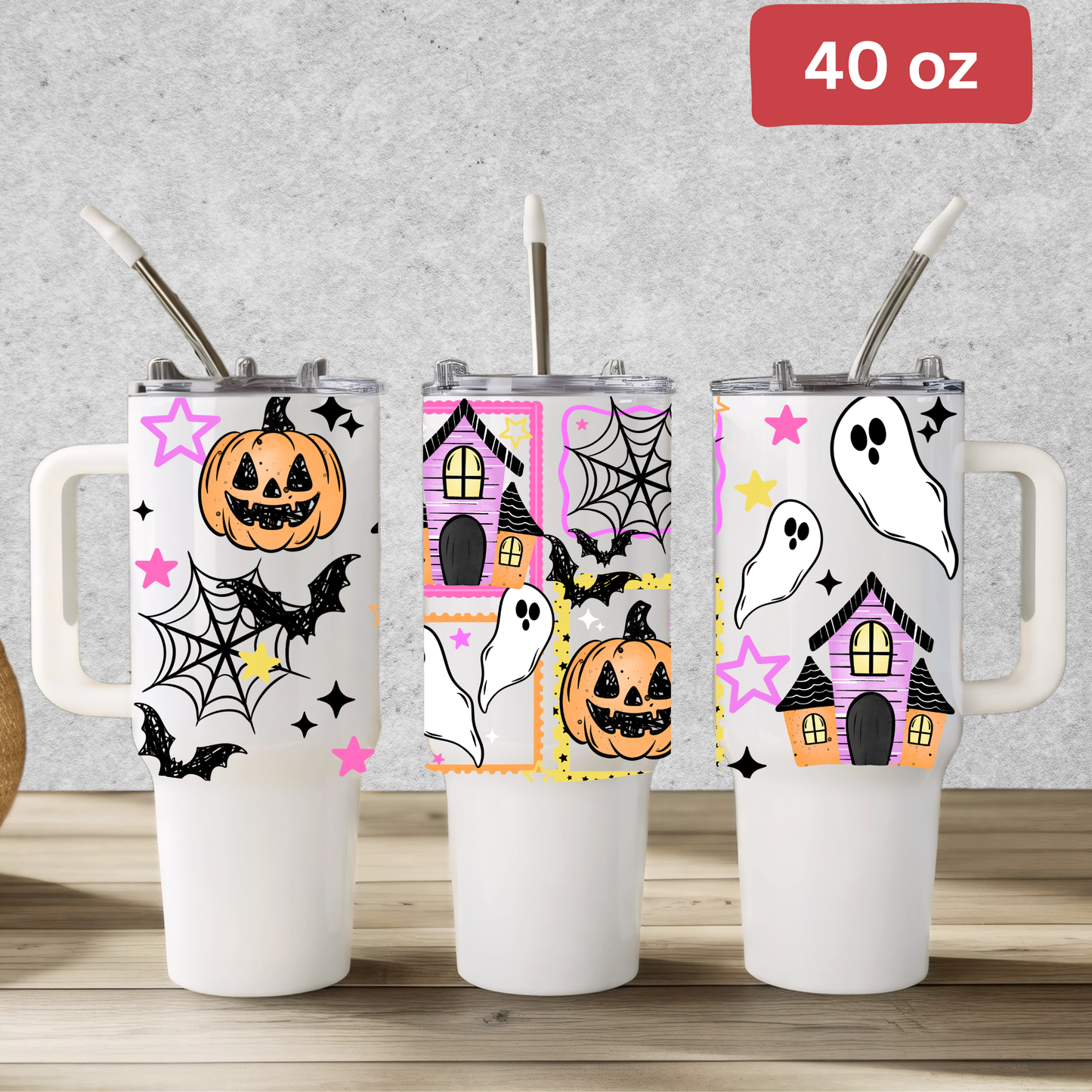 Haunted house stamp