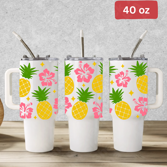 4235 pineapples and flowers