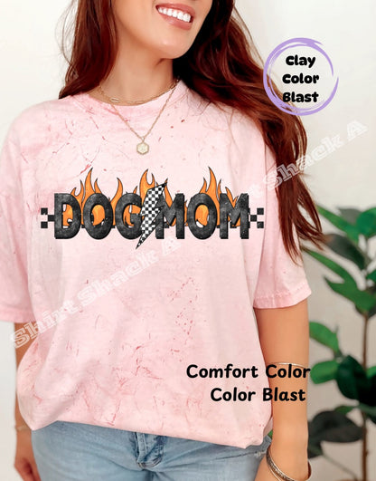 Dog Mom Flames
