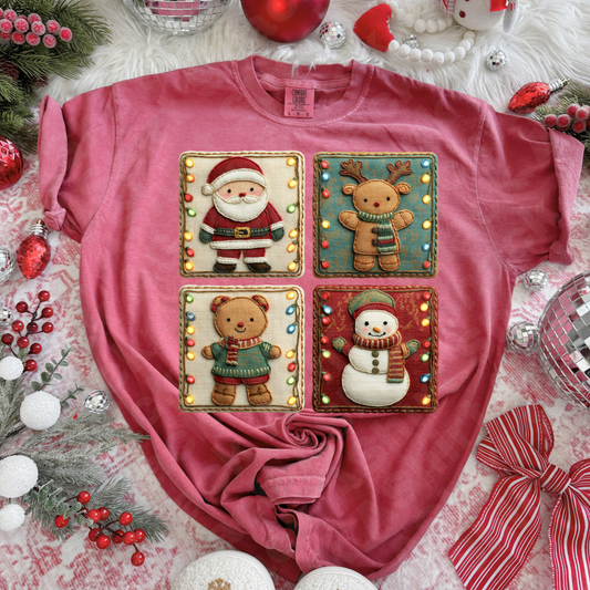 9E  Christmas squares ￼