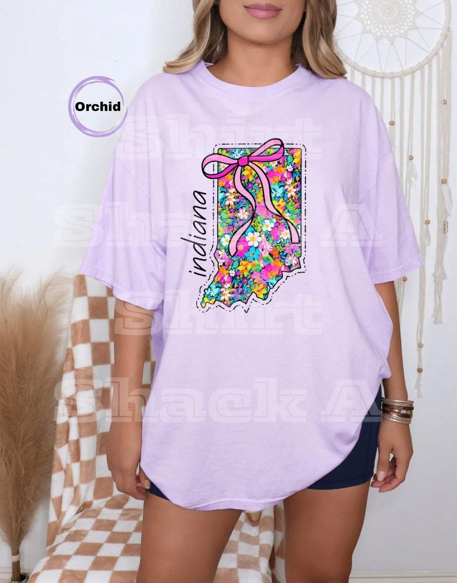 Purple Floral States