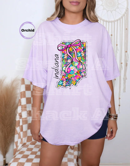 Purple Floral States