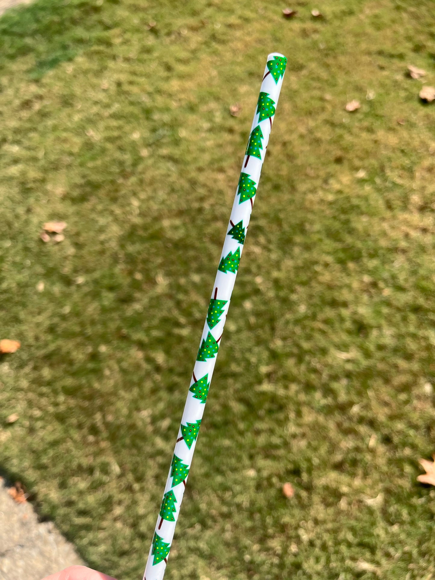 Christmas Tree Straw