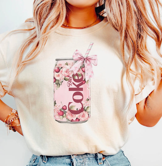 Floral Diet Coke
