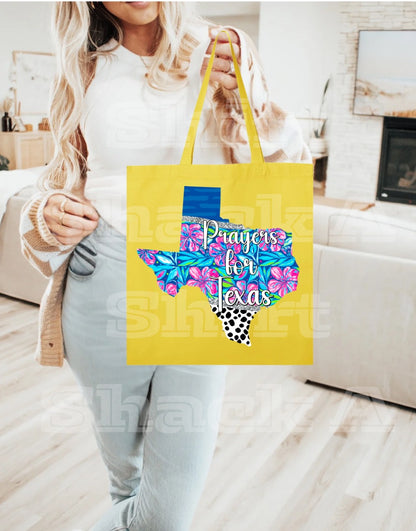Texas Strong, Floral—Small Tote Bag