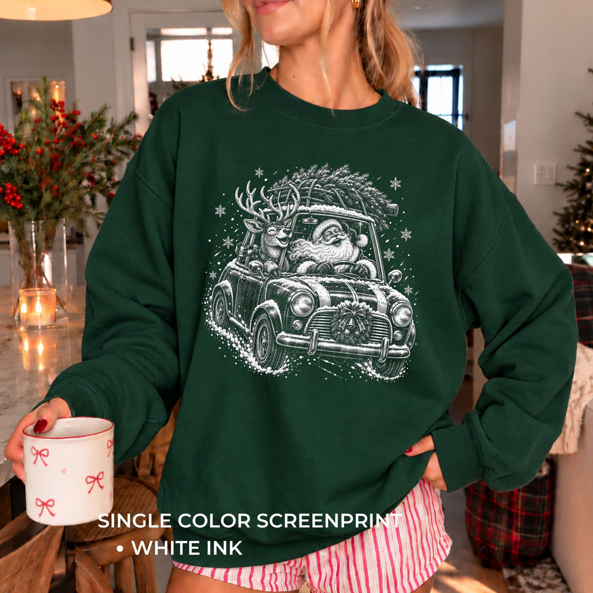 Joy Ride *Single Color Screenprint White Ink