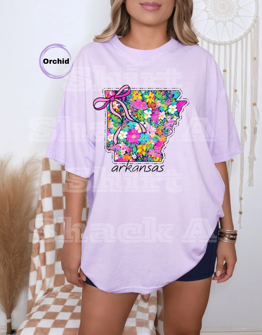 Purple Floral States